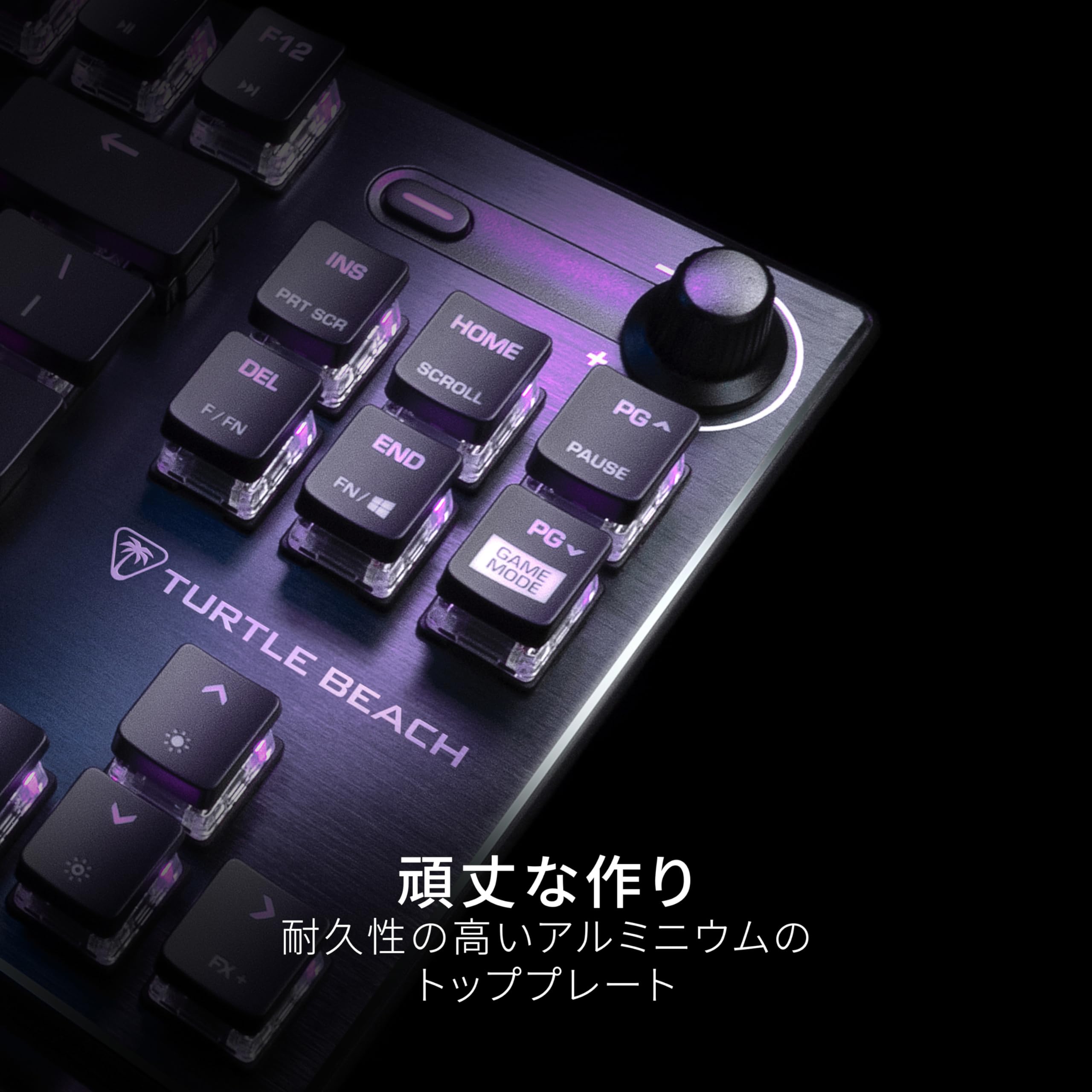 Amazon.co.jp: TURTLE BEACH ゲーミングキーボード Vulcan TKL AIMO JP