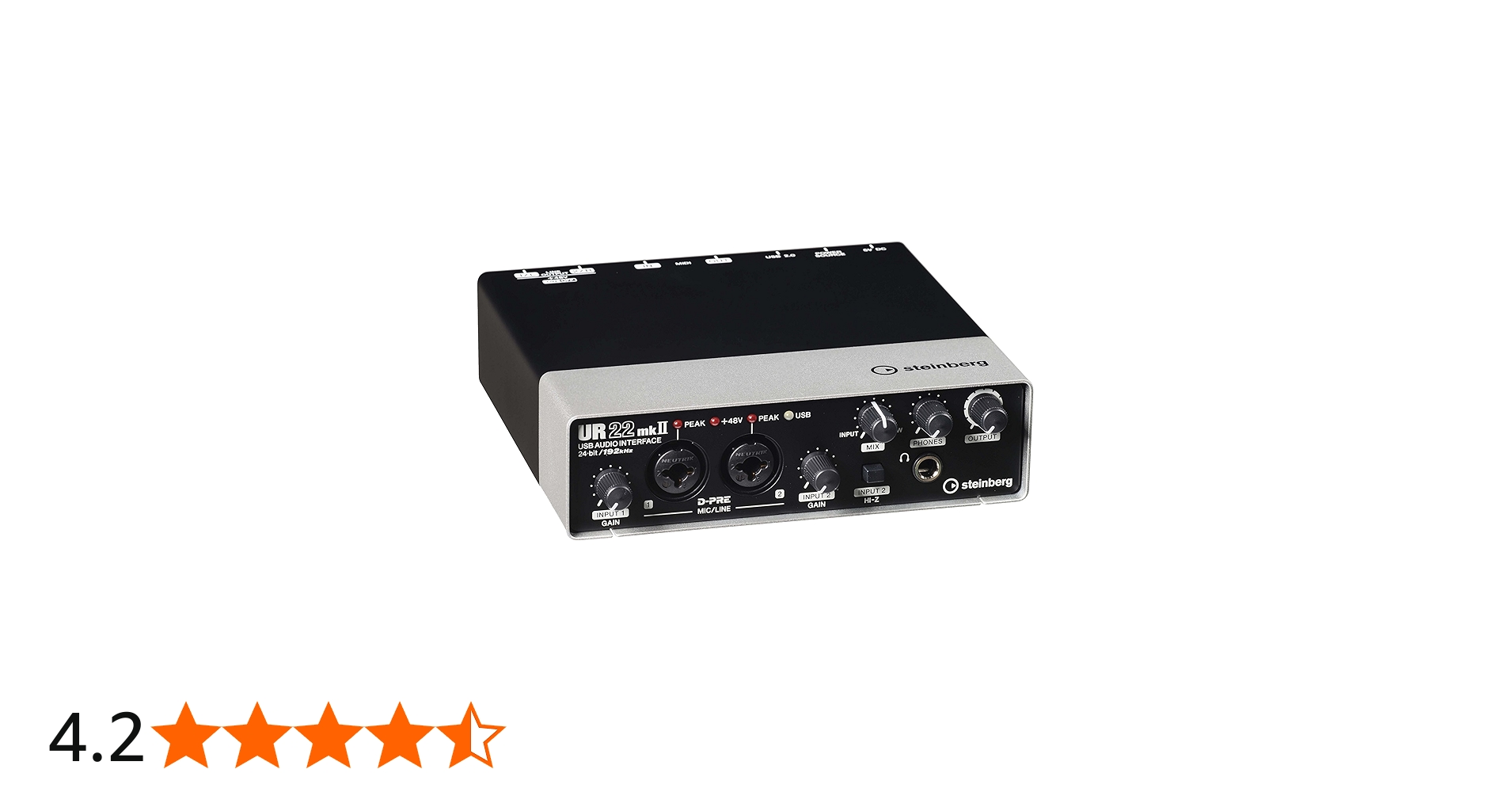 Steinberg UR22 MKII USB Audio Interface with iPad Support : Amazon
