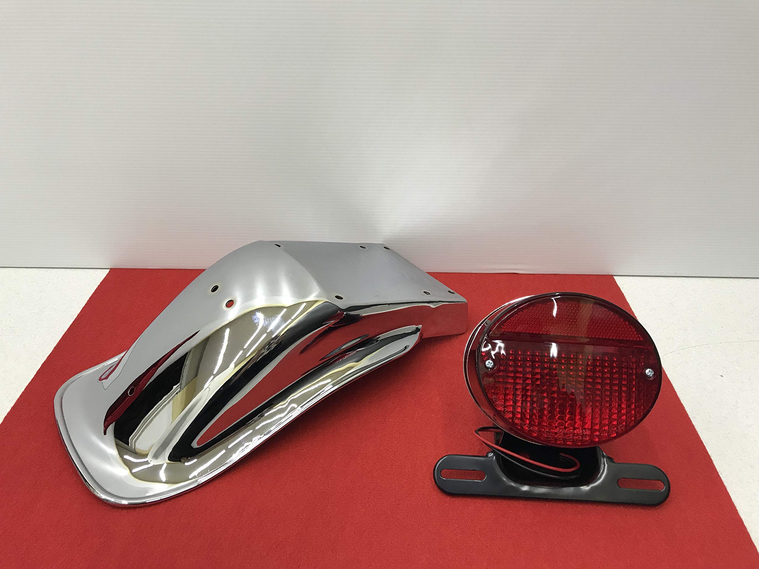 Amazon | Z2 テールランプ 赤＋リア メッキ フェンダー ゼファー