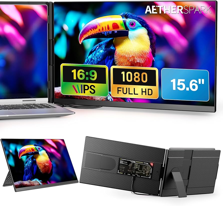 Amazon.com: Laptop Screen Extender Portable Monitor, Dual 15.6