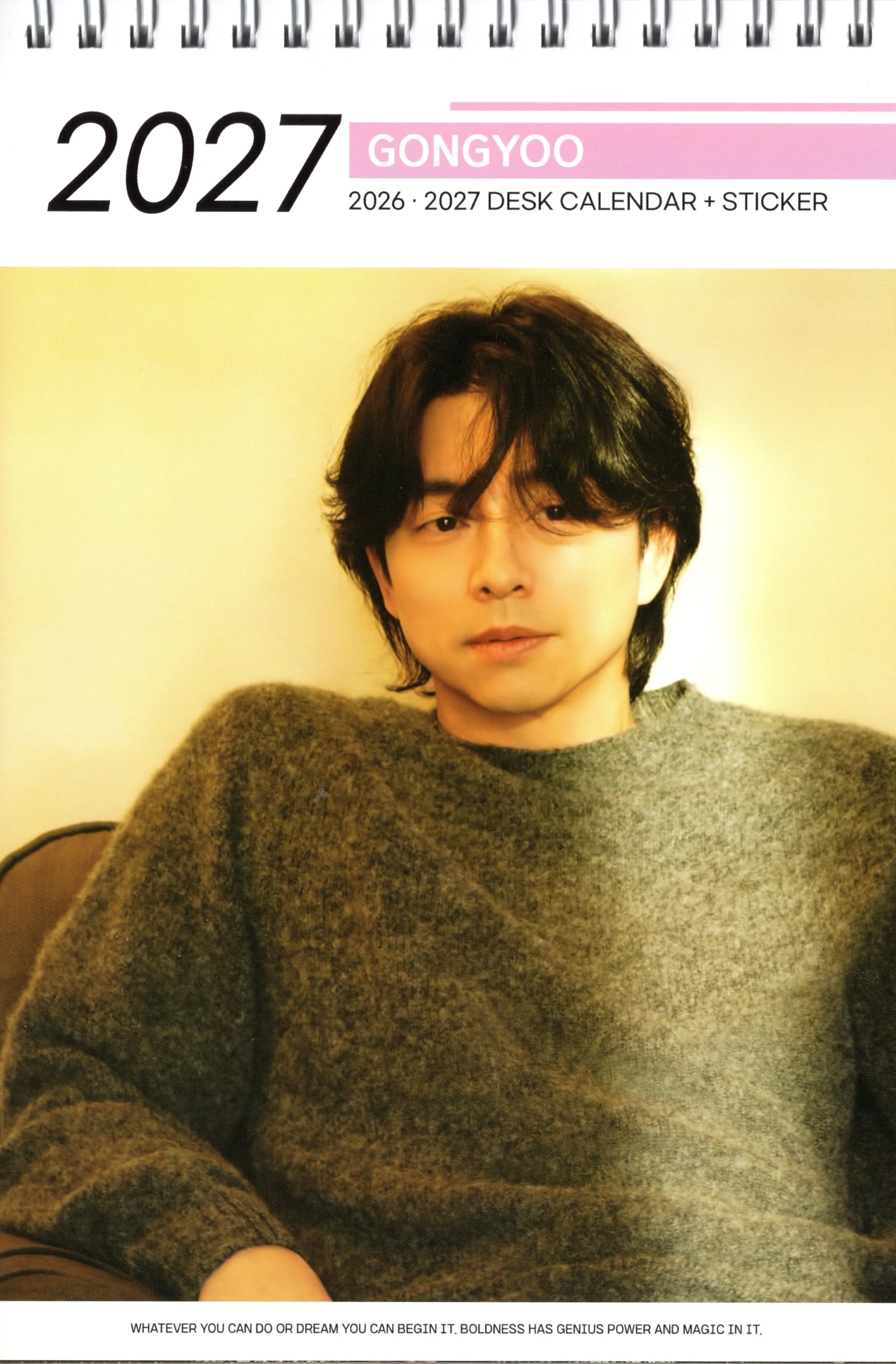 Amazon | コン・ユ GONG YOO コンユ グッズ 卓上 カレンダー (写真集