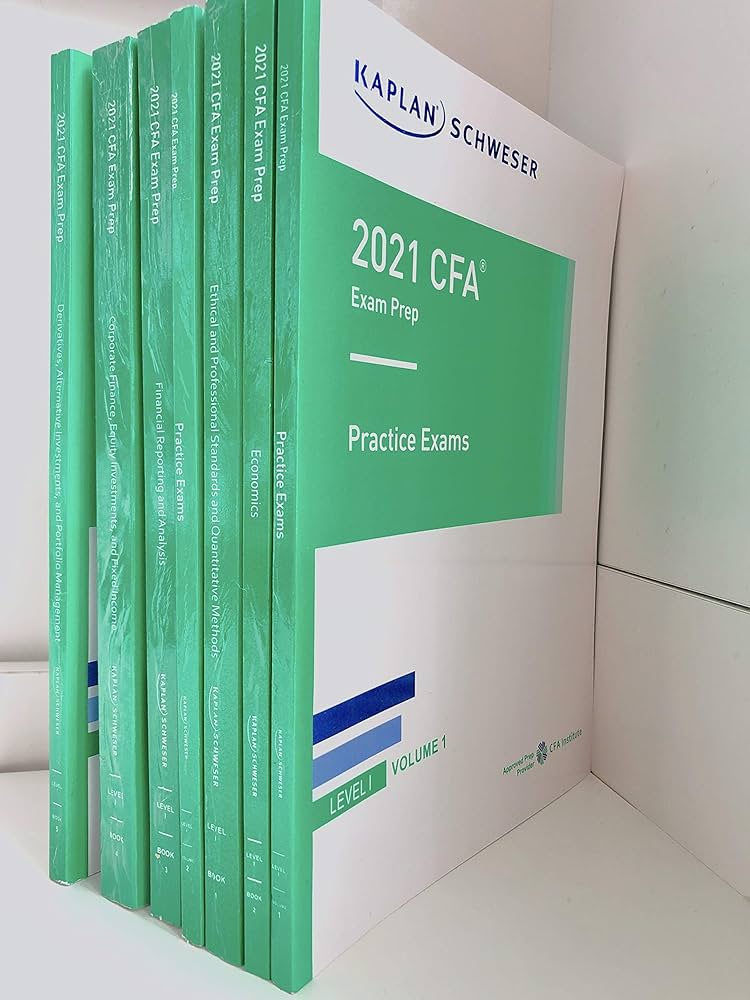 2021 CFA Level 1 Schweser Notes: Content Books 1-5, Practice Exam