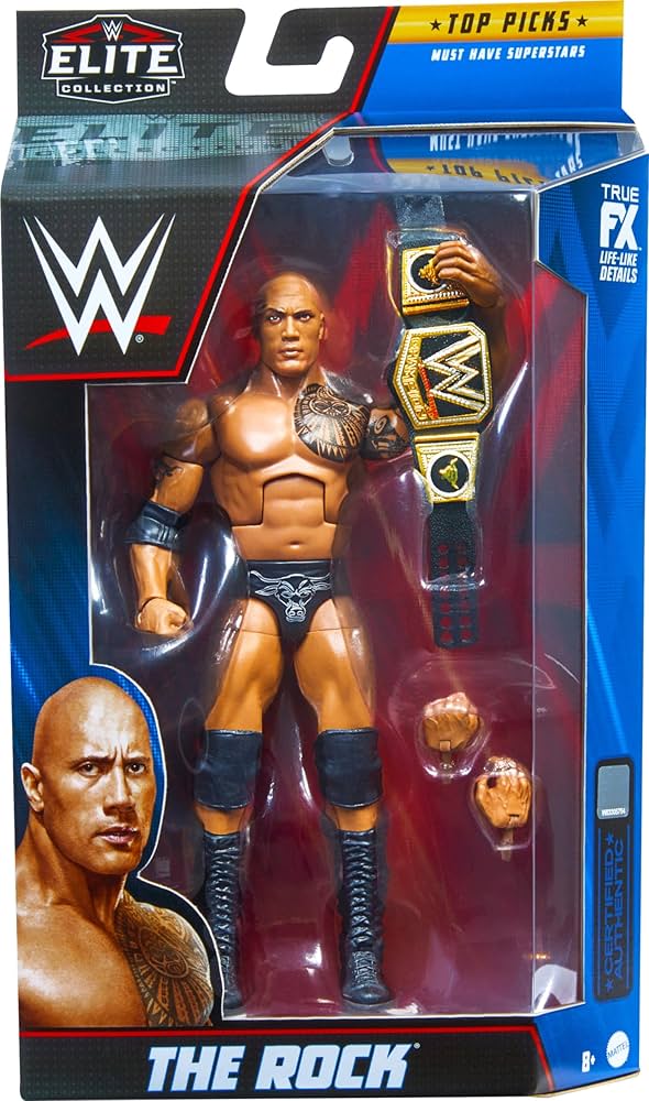 Amazon.co.jp: Mattel WWE the Rock Top Picks Elite Collection