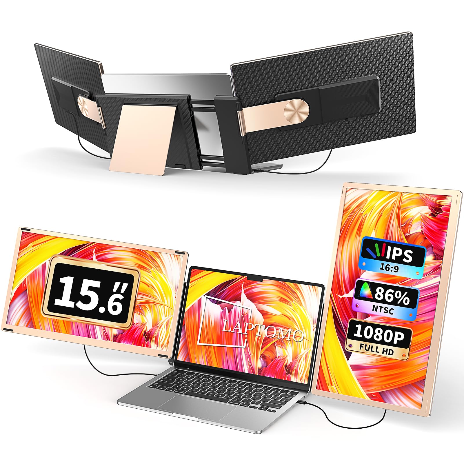 Amazon.com: S6 Laptop Screen Extender Monitor Portable, 15.6