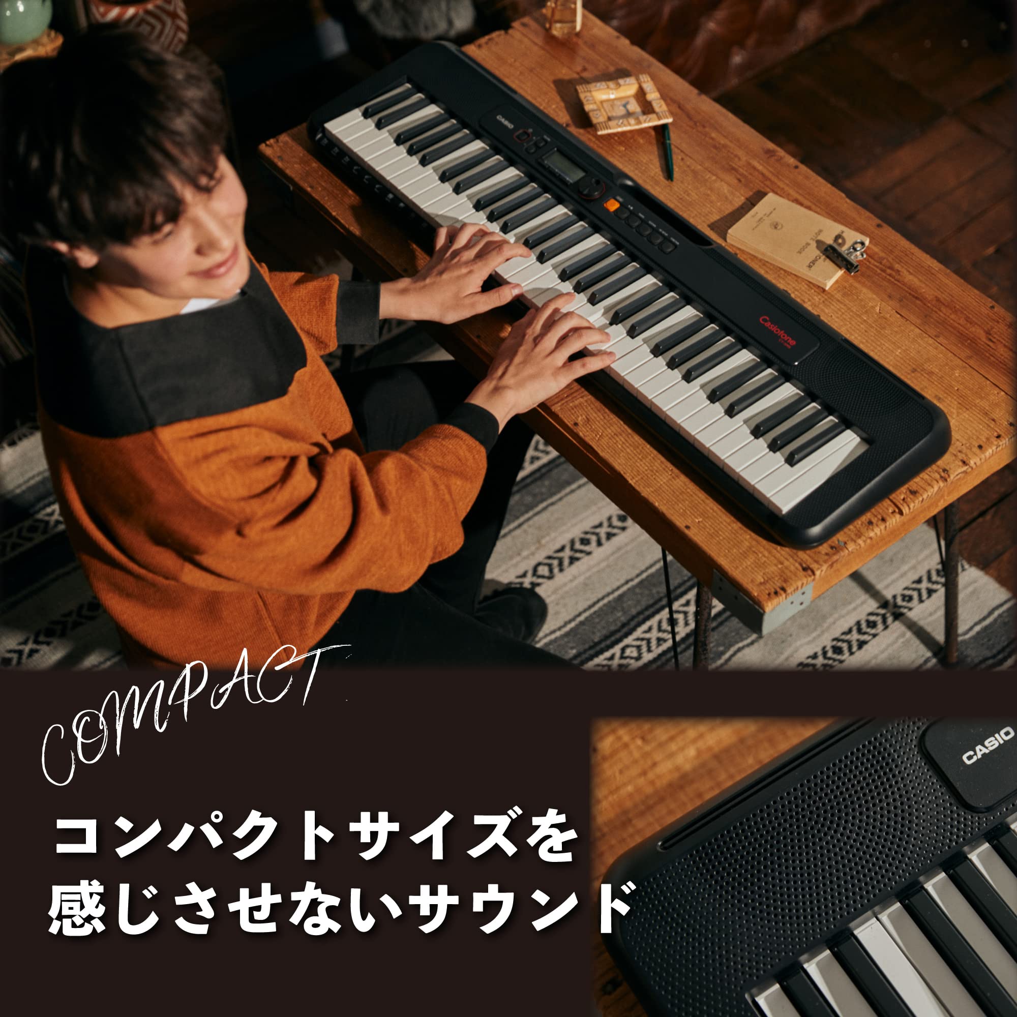 Amazon.co.jp: 【Amazon Exclusive】CASIO Casiotone CT-S195 (Black