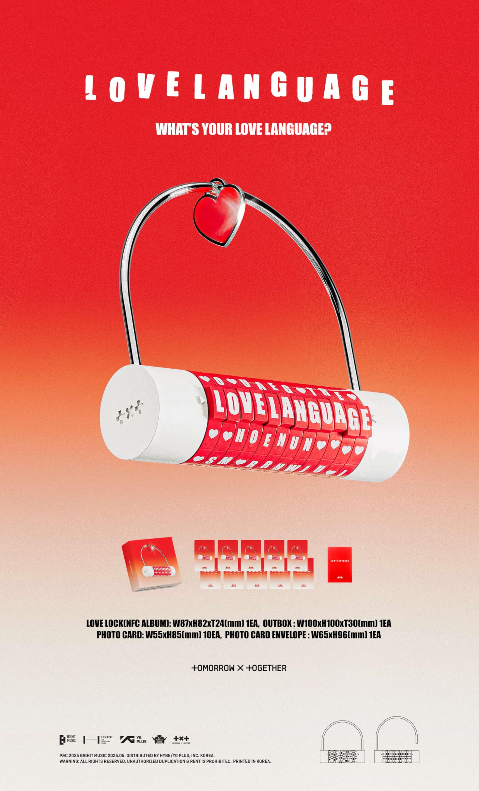 Amazon.com: TOMORROW X TOGETHER (TXT) Love Language Album [LOVE