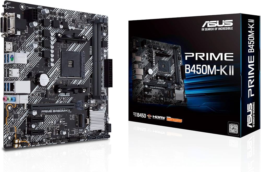 Amazon.in: Buy ASUS Prime B450M-K II (AMD AM4 Socket for AMD Ryzen