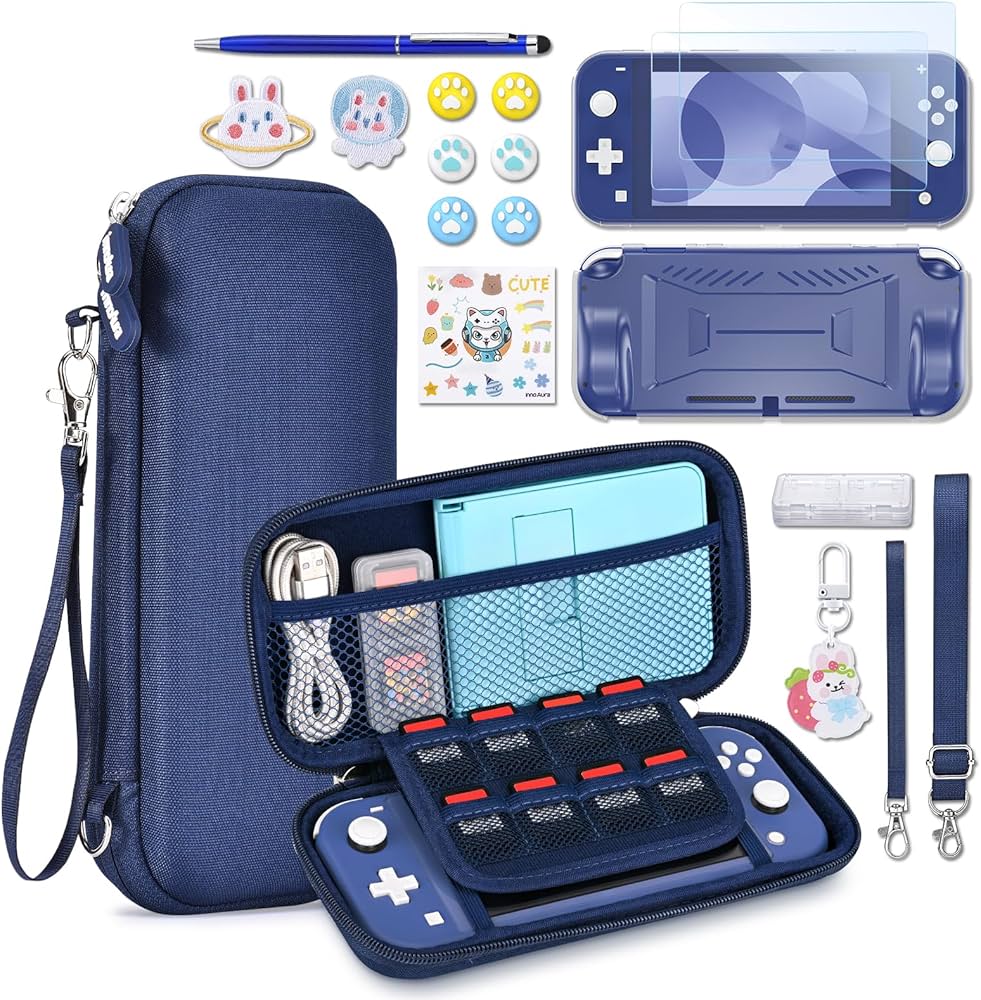 Amazon.com: innoAura Switch Lite Case 18-in-1 Accessories Bundle
