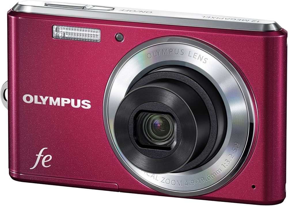 Amazon | OLYMPUS デジタルカメラ FE-4050 レッド 光学4倍ズーム FE