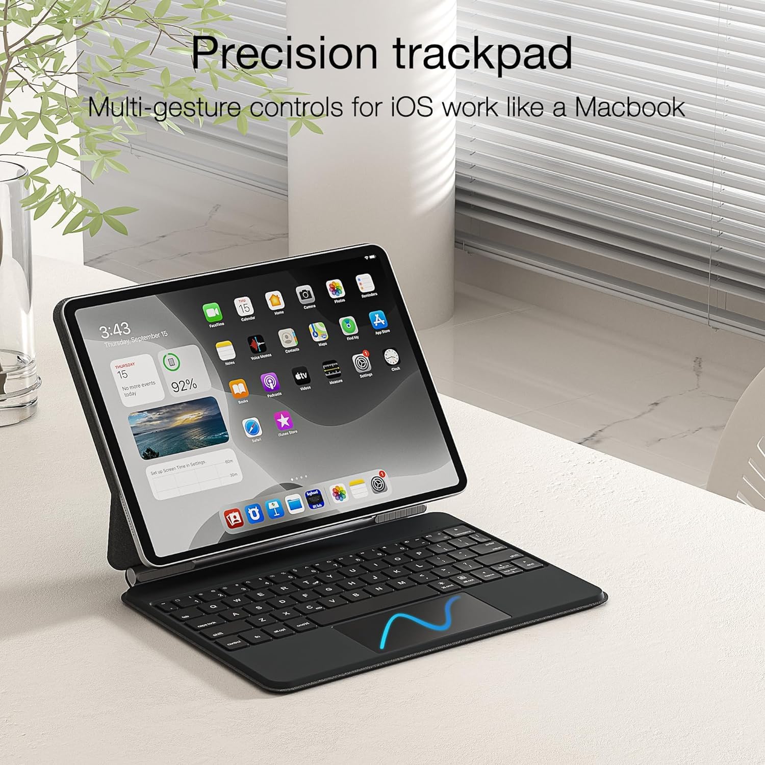 HOM Magic Style Keyboard for iPad Pro 11 (4th,3rd,2nd & 1st Gen