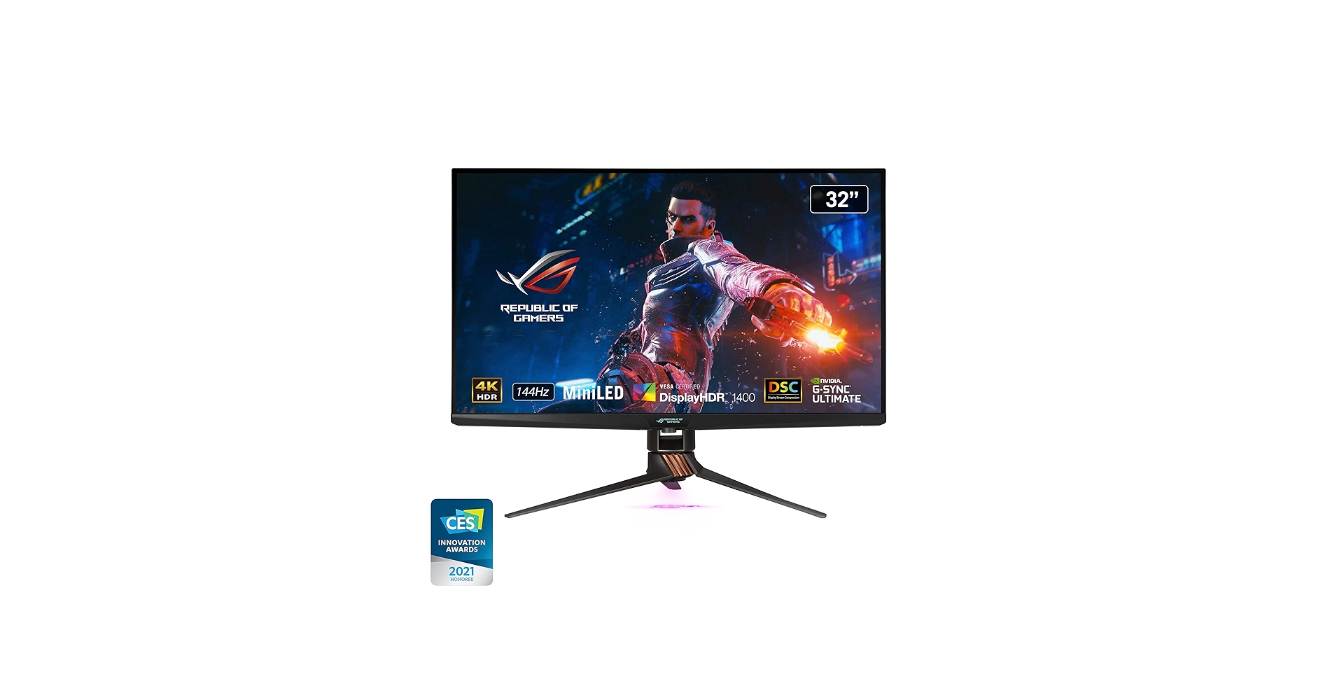 Amazon.com: ASUS ROG Swift 32” 4K HDR 144Hz DSC Gaming Monitor