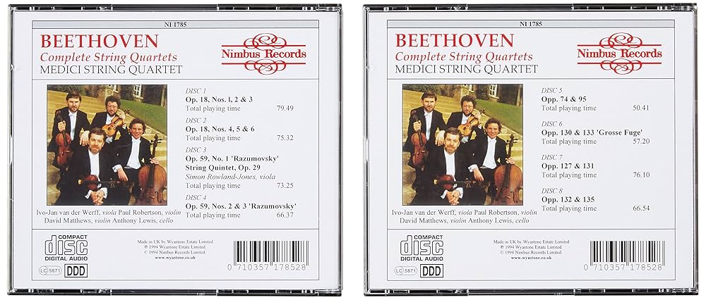 Amazon.com: Beethoven: Complete String Quartets: CDs & Vinyl