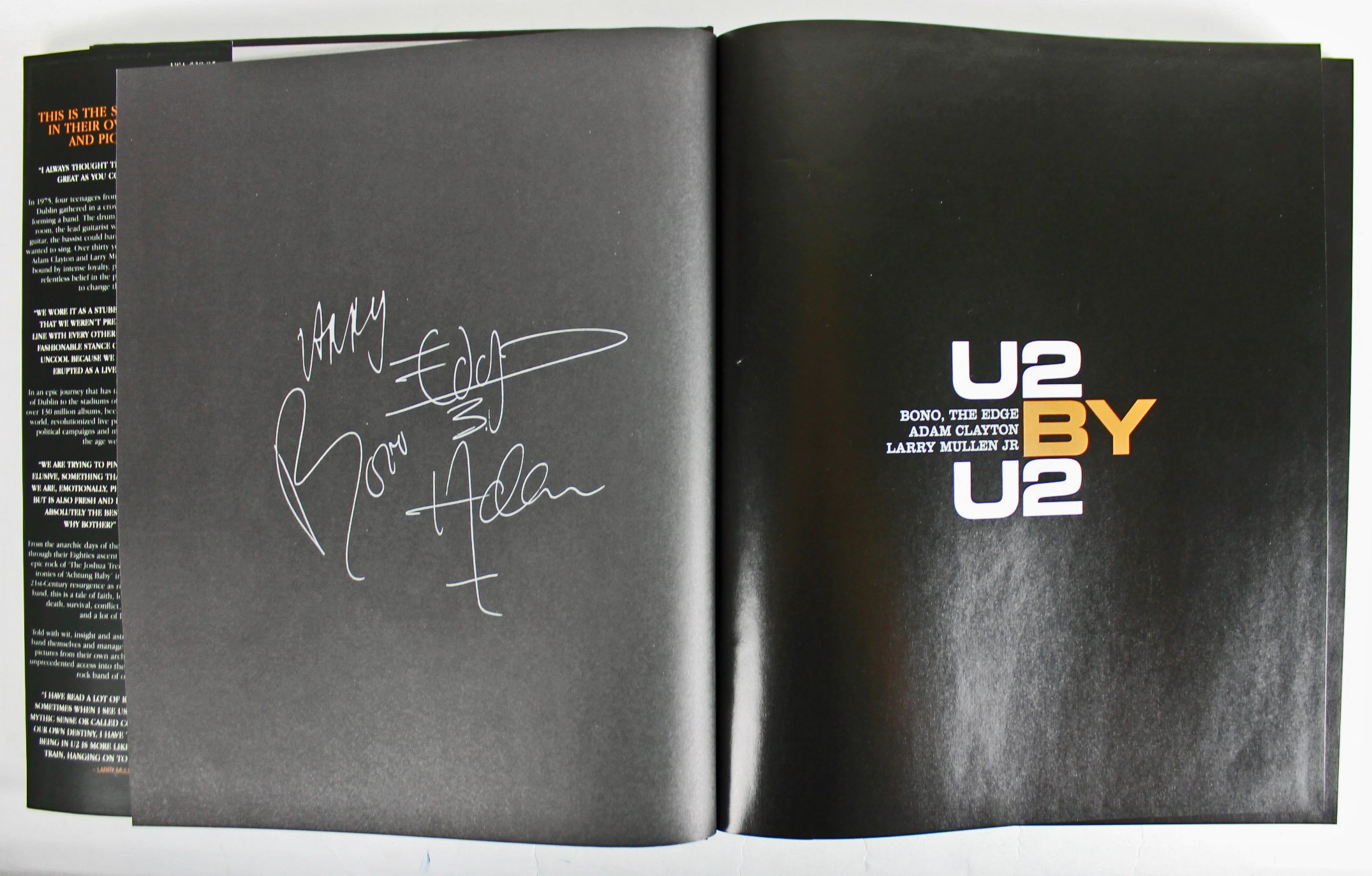 Amazon.com: U2 (4) Bono, Edge, Mullen & Clayton Firmado Tapa Dura