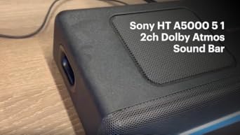 Amazon.com: Sony HT-A5000 5.1.2ch Dolby Atmos Sound Bar w 1 Year