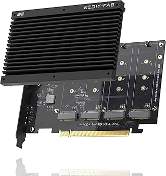 Amazon.com: EZDIY-FAB Quad M.2 PCIe 4.0/3.0 X16 Expansion Cad with