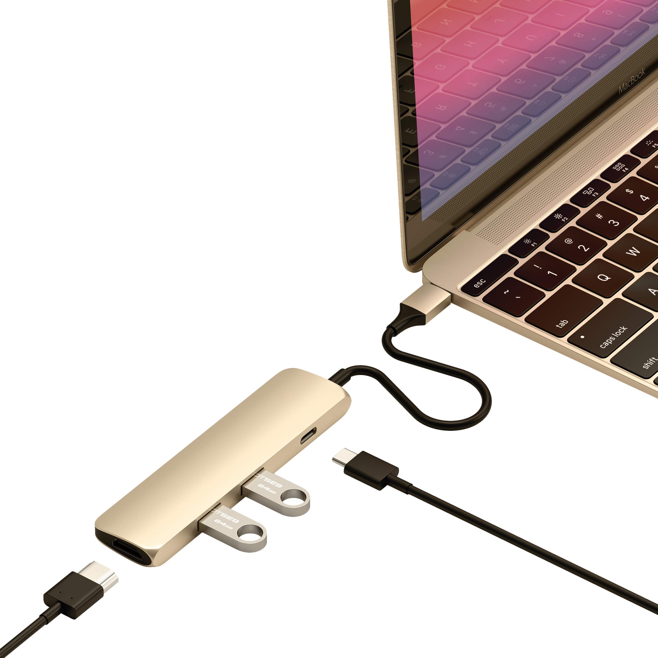 Amazon.com: Satechi USB C Hub Multiport Adapter, USB-C Docking