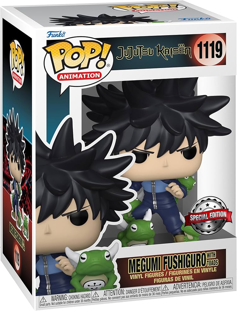 Amazon.com: Funko Pop! & Buddy: JJK - Megumi Fushiguro with Toads