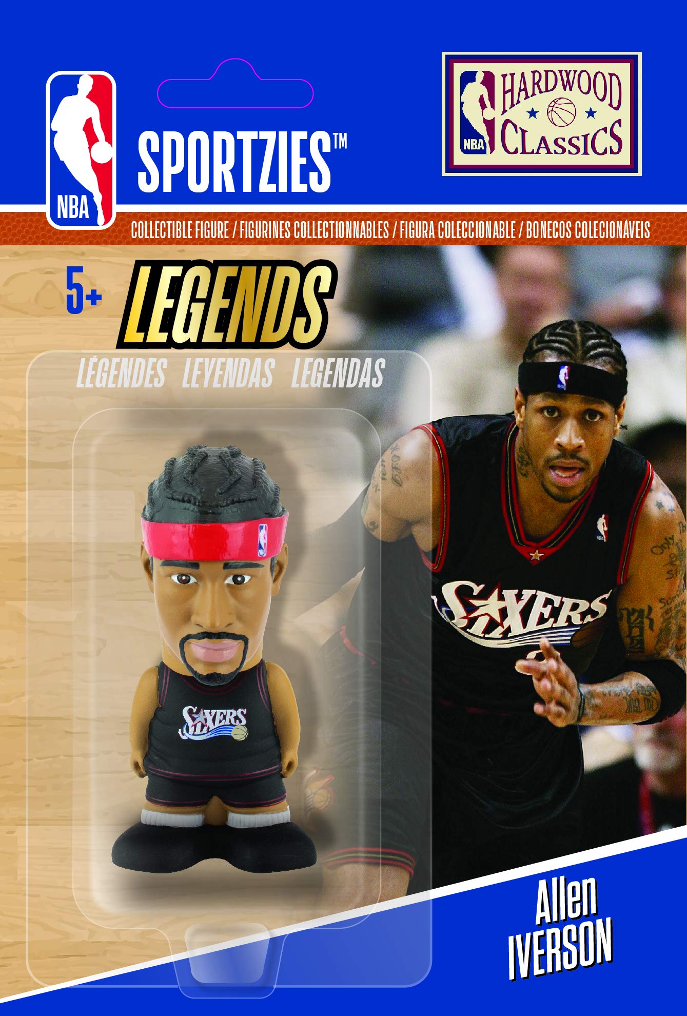 Amazon.com: Maccabi Art Sportzies Allen Iverson Philadelphia 76ers