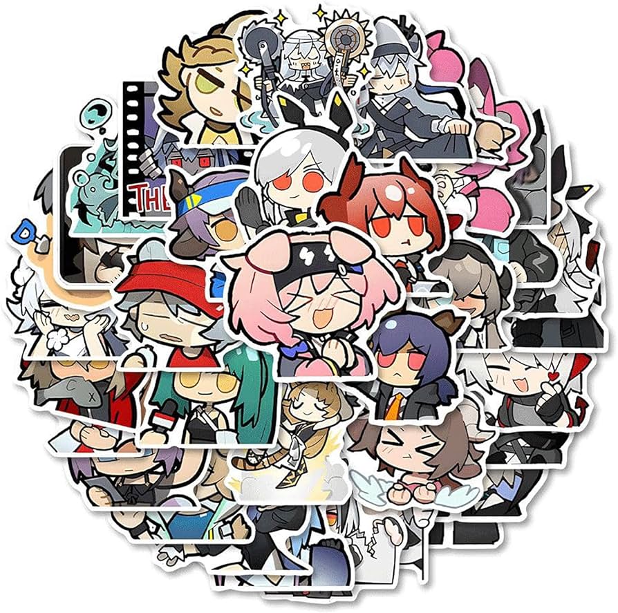 Amazon.co.jp: アークナイツ ステッカー 108枚セット シール アーク