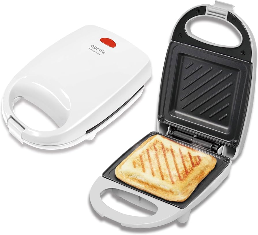 Amazon | applife ホットサンドメーカー| ホットサンドメーカー 電気式