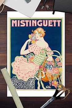 Amazon | ミスタンゲットヴィンテージポスター(アーティスト: Zig