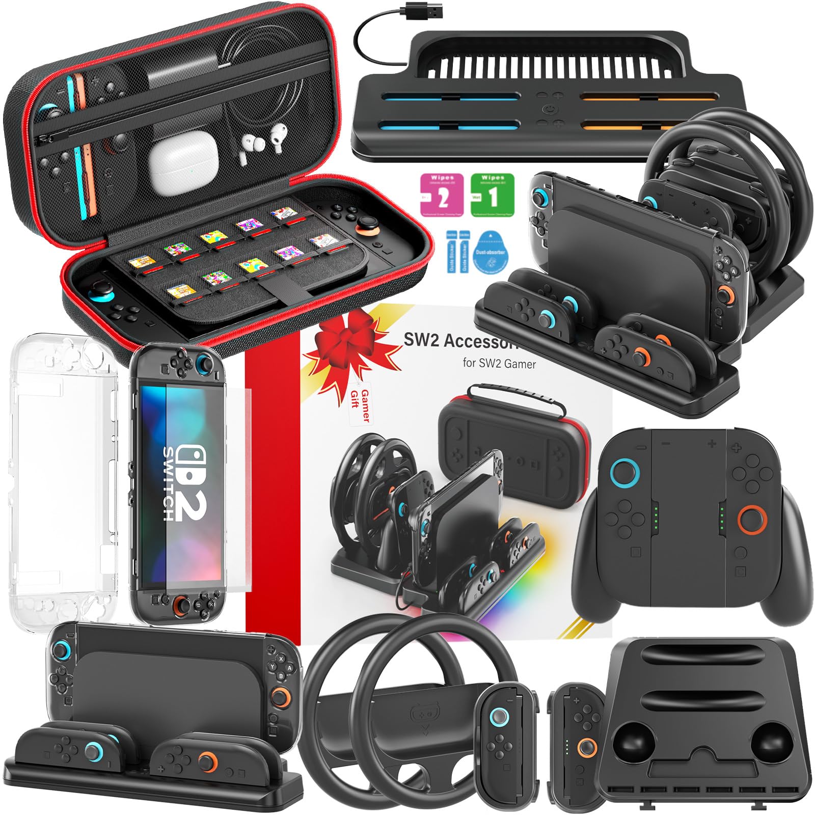 Amazon.co.jp: Switch 2 アクセサリーキット 7セット スイッチ 2