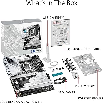 Amazon.com: ASUS ROG Strix Z790-A Gaming WiFi II (WiFI 7) LGA 1700