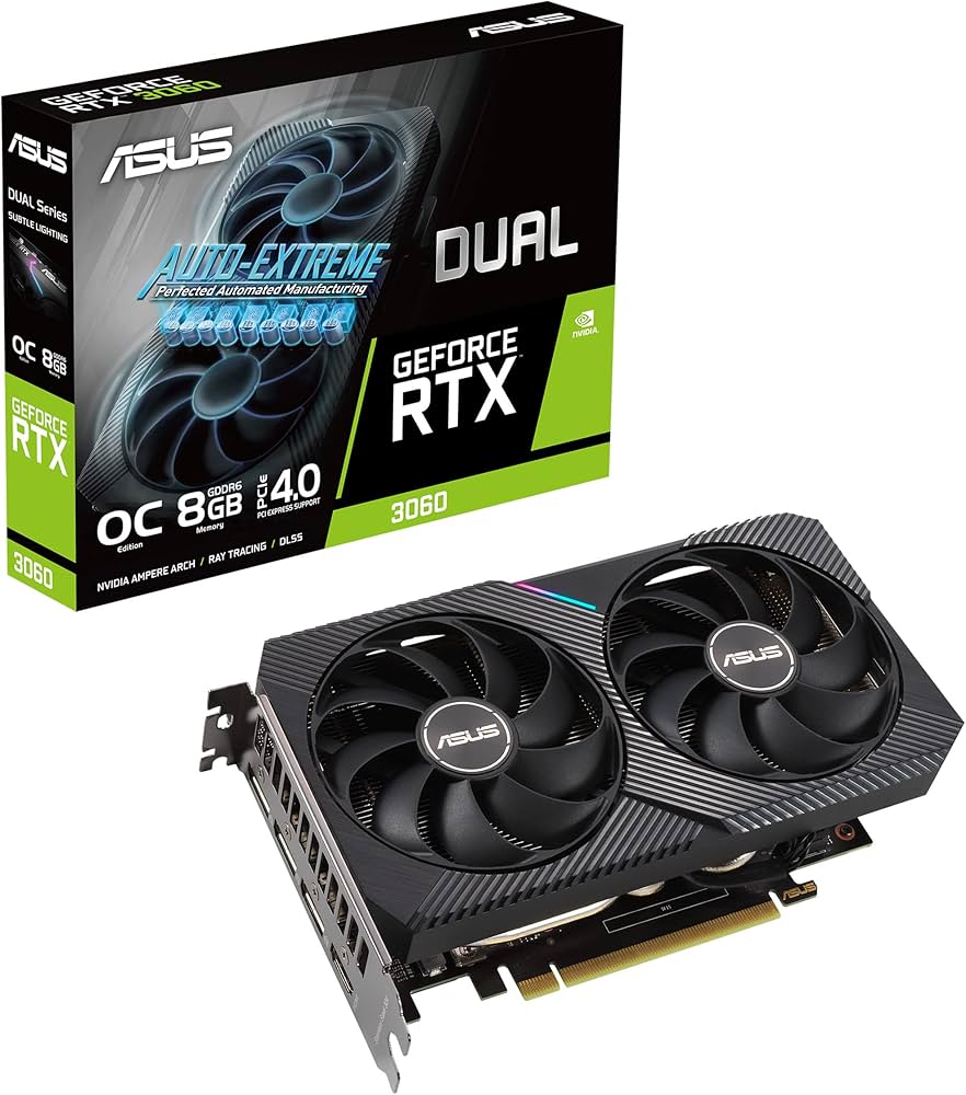 Amazon.com: Asus Dual GeForce RTX™ 3060 OC Edition 8GB GDDR6 (PCIe