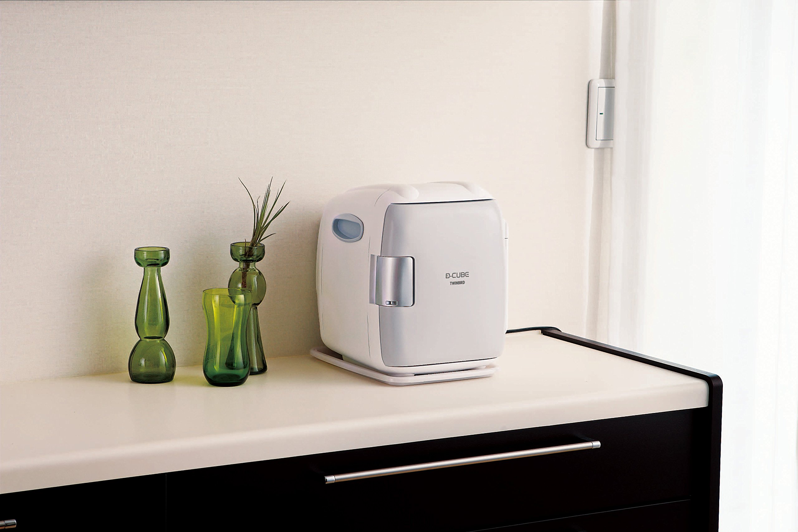 Amazon | TWINBIRD 2電源式コンパクト電子保冷保温ボックス D-CUBE S