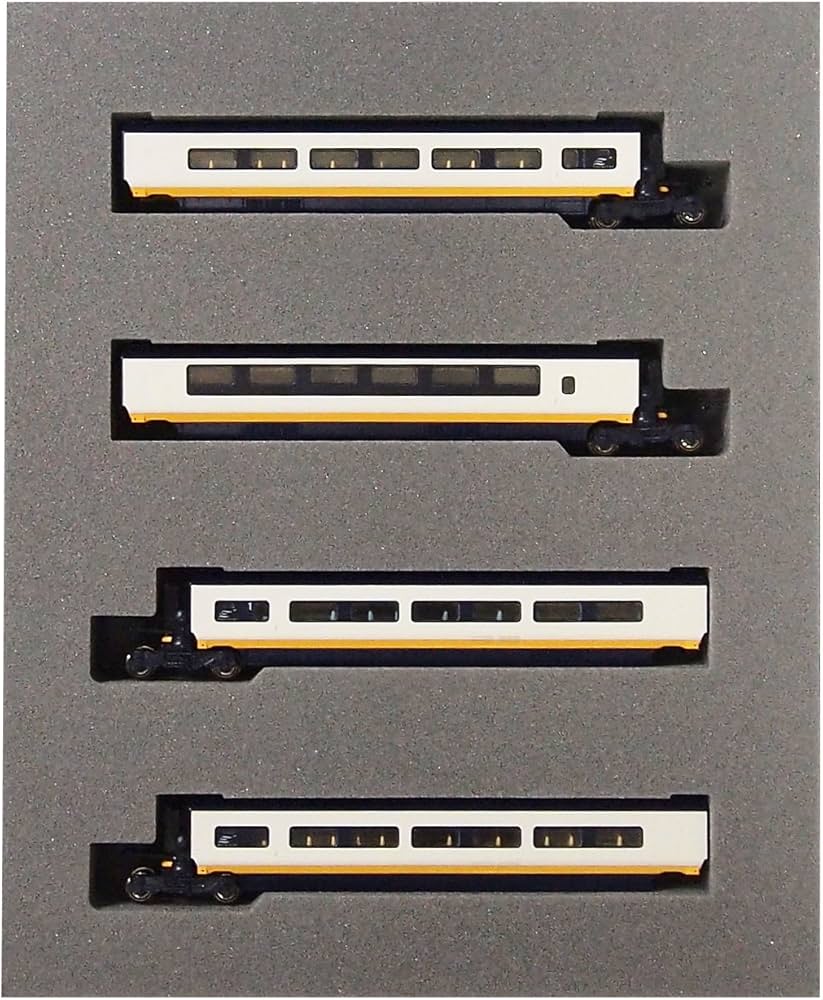 Amazon.co.jp: KATO Nゲージ ユーロスター 増結 4両セット 10-1296