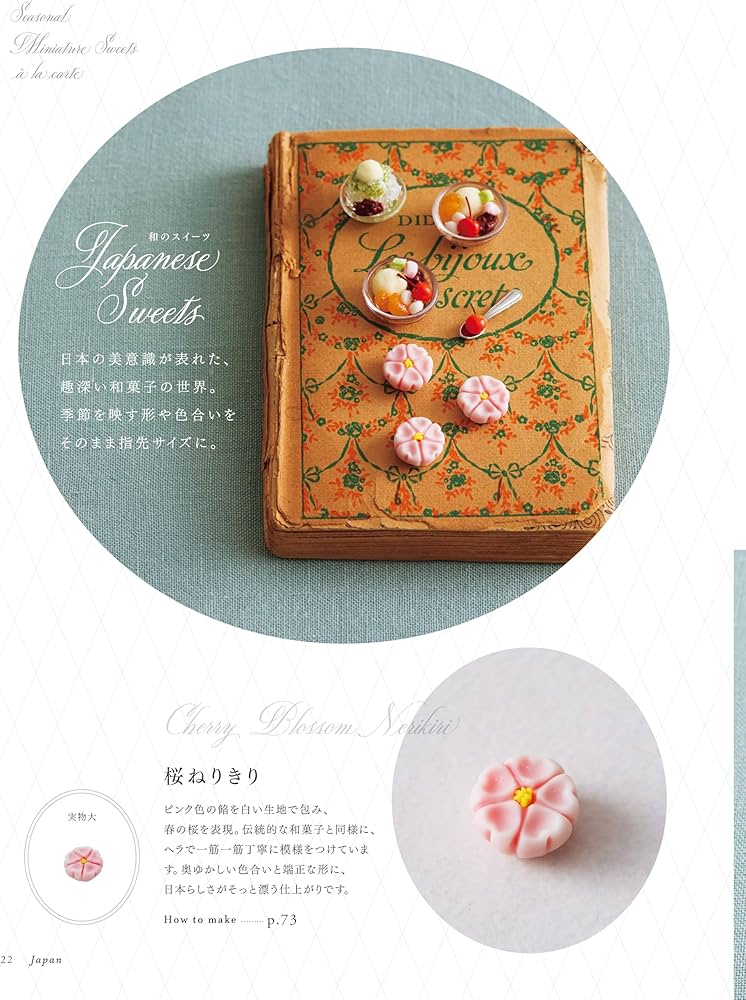 樹脂粘土で作る 季節のミニチュアスイーツ・アラカルト | hanairo 小口