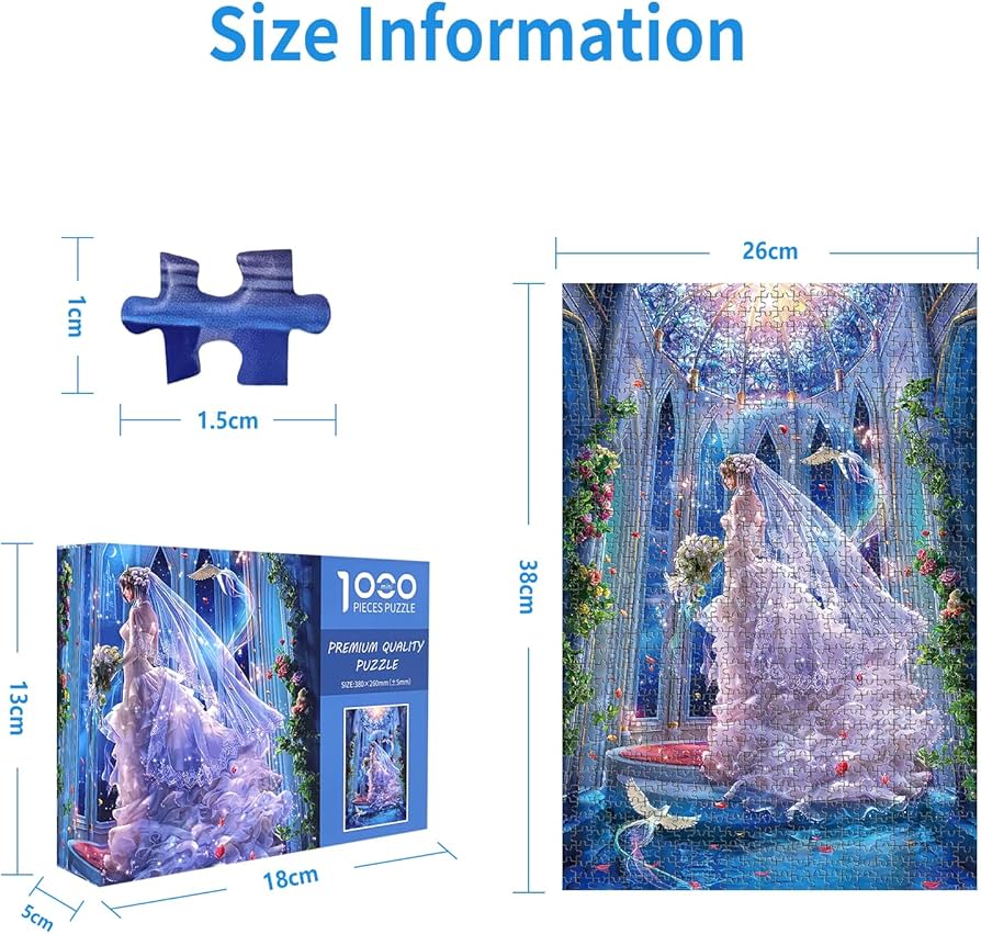 Amazon | (26x38cm)CHengQiSM 1000ピース ジグソーパズル マイクロ