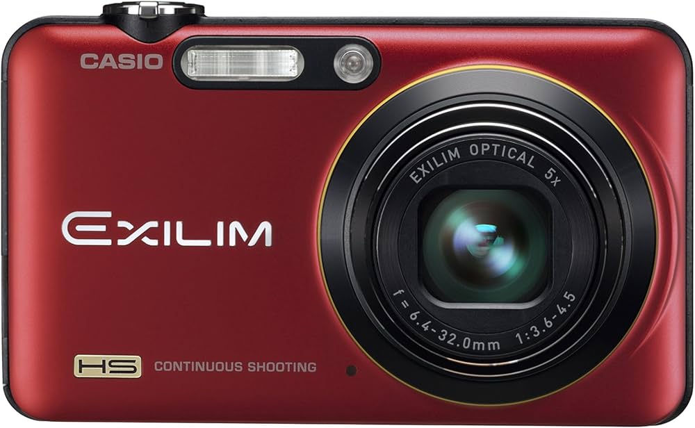 Amazon | CASIO ゴルフ用デジタルカメラ HIGH SPEED EXILIM レッド EX