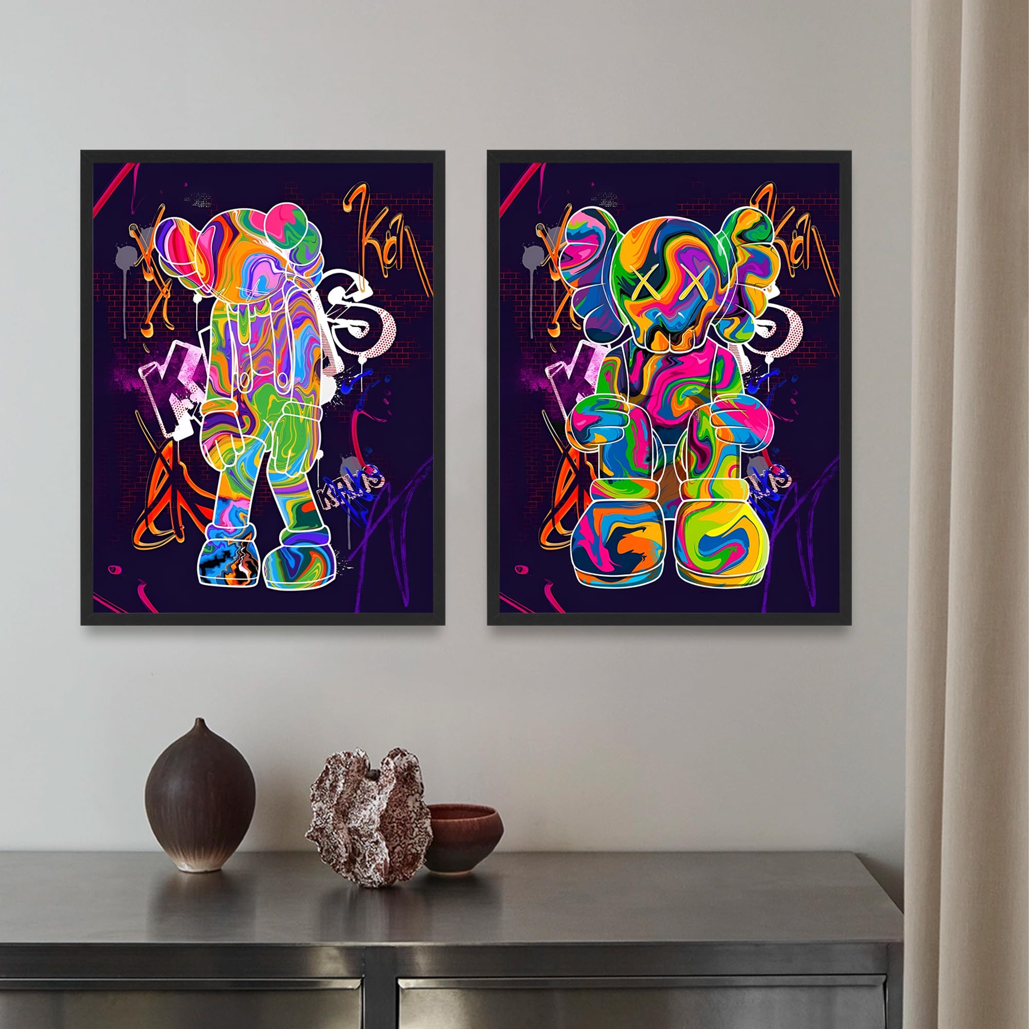 KAWS EXCLUSIVE realmadHECTIC フライヤー チラシ KAWS