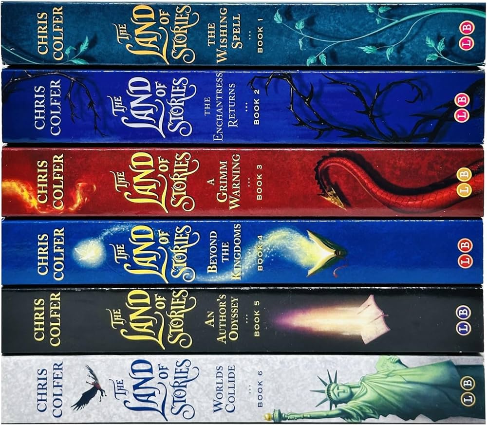 Chris Colfer the land of stories series complete collection box