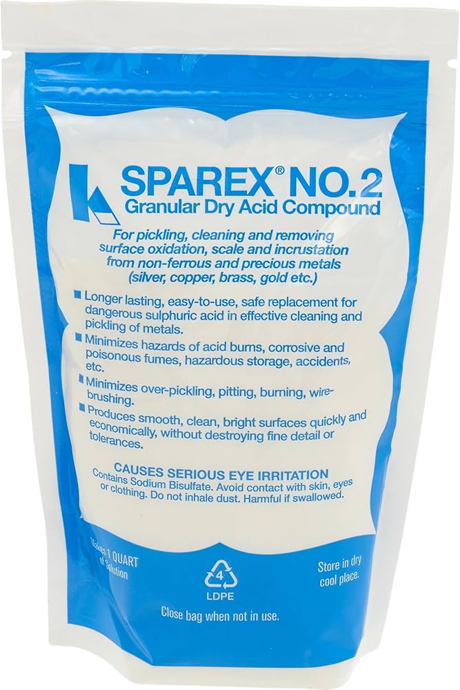 Amazon.com: SPAREX No 2 Granular Dry Acid Pickling Compound 10oz