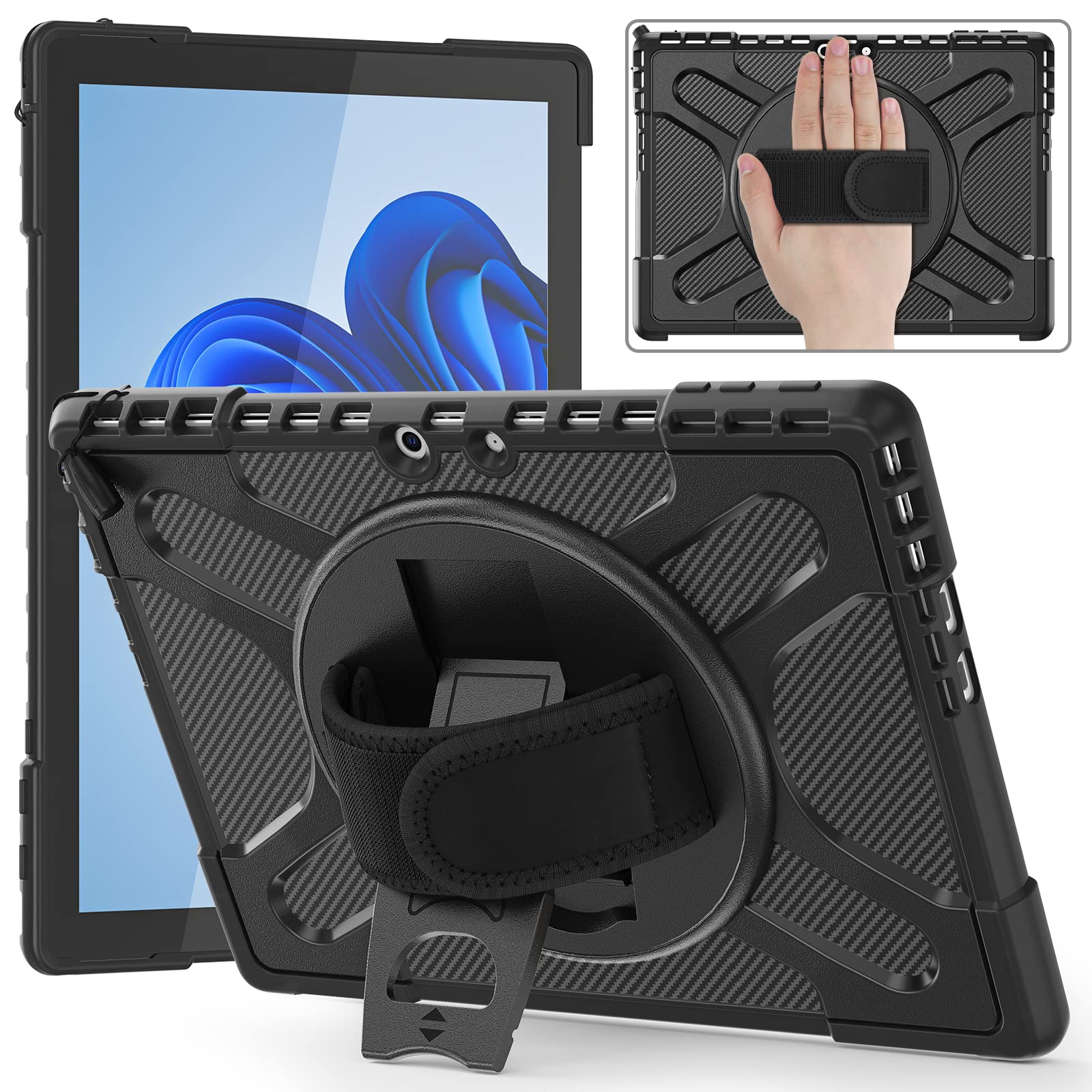 Amazon.com: ZenRich Rugged Case for Microsoft Surface Pro 11/10/ 9