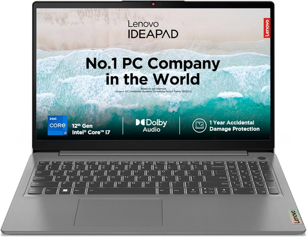 Lenovo IdeaPad Slim 3, Intel Core i7-1255U, 12th Gen, 16GB RAM