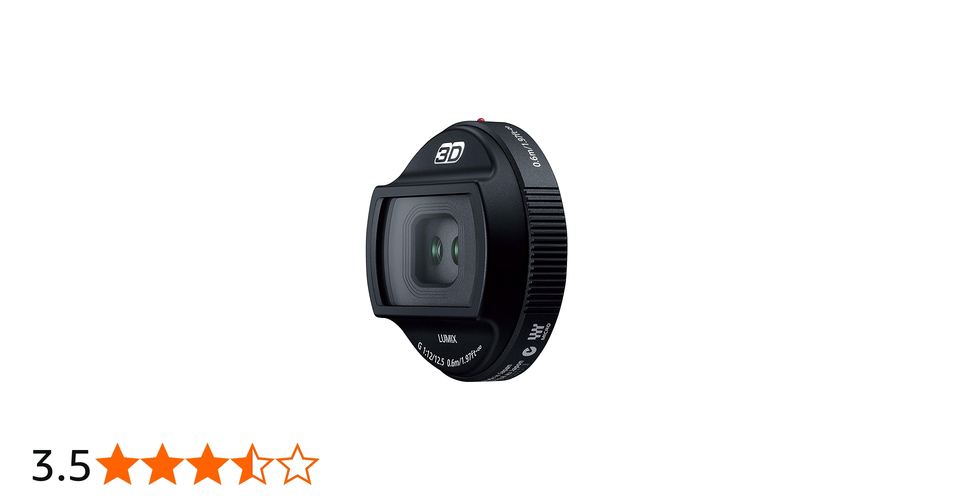 Amazon.co.jp: パナソニック 単焦点 3Dレンズ マイクロフォーサーズ用