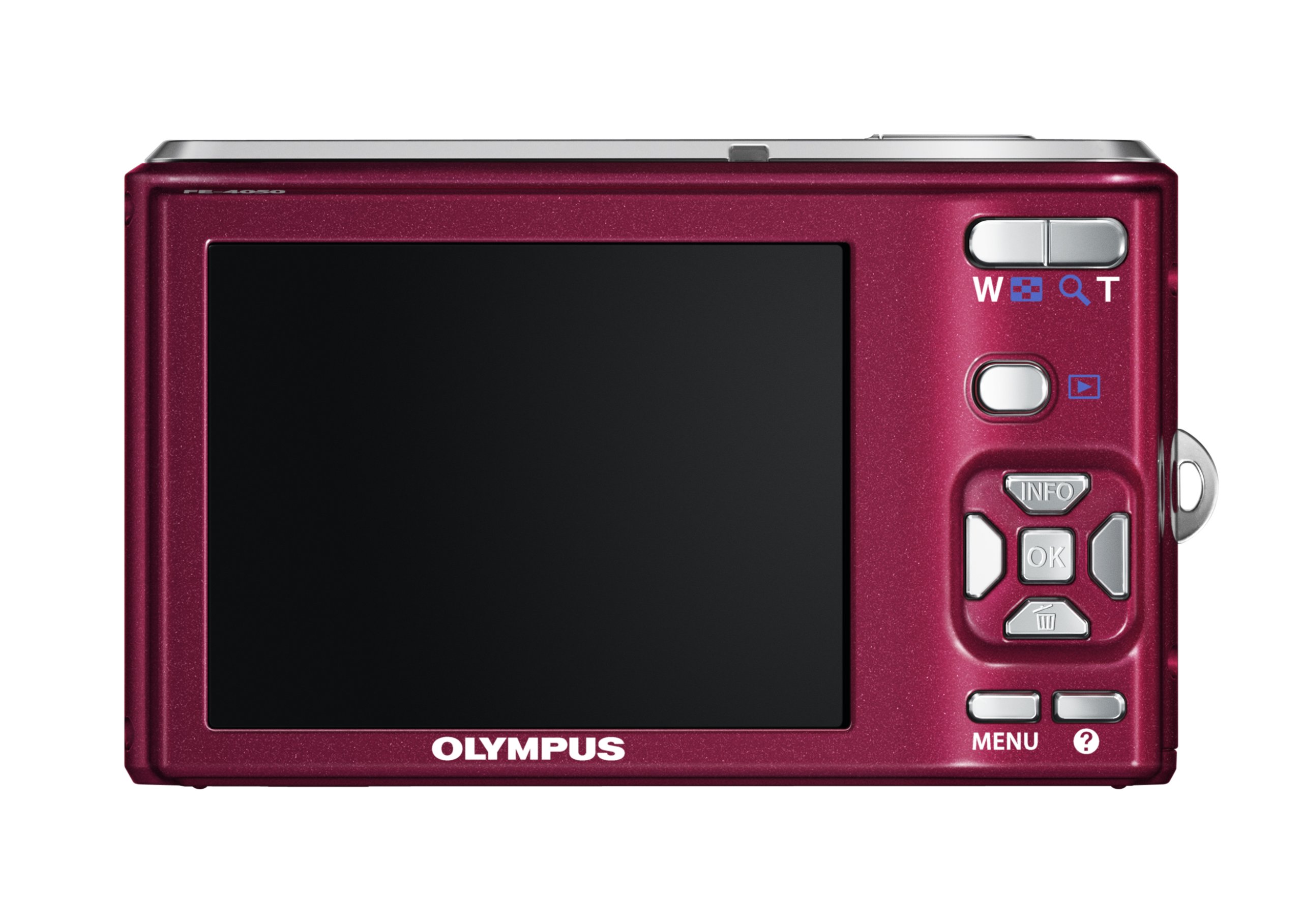 Amazon | OLYMPUS デジタルカメラ FE-4050 レッド 光学4倍ズーム FE