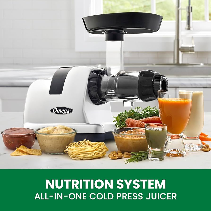 Amazon.com: Omega Cold Press Juicer Machine, Vegetable and Fruit