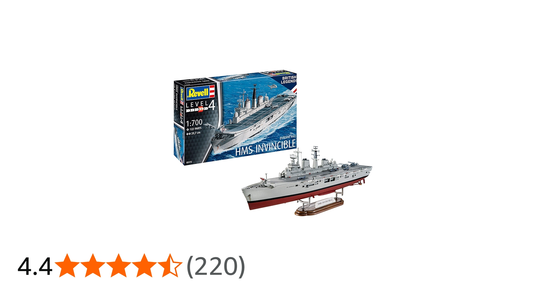 Amazon | ドイツレベル 1/700 イギリス海軍 HMS インヴィンシブル