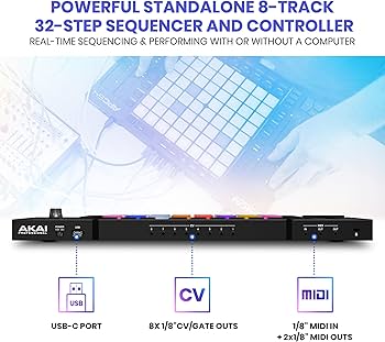 Amazon.com: Akai Professional APC64 Ableton MIDI Controller with 8