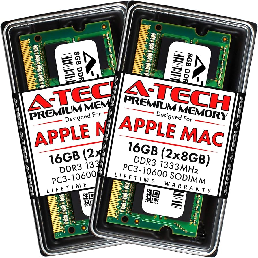 A-Tech 16GB (2x8GB) RAM for Apple MacBook Pro (Early/Late 2011
