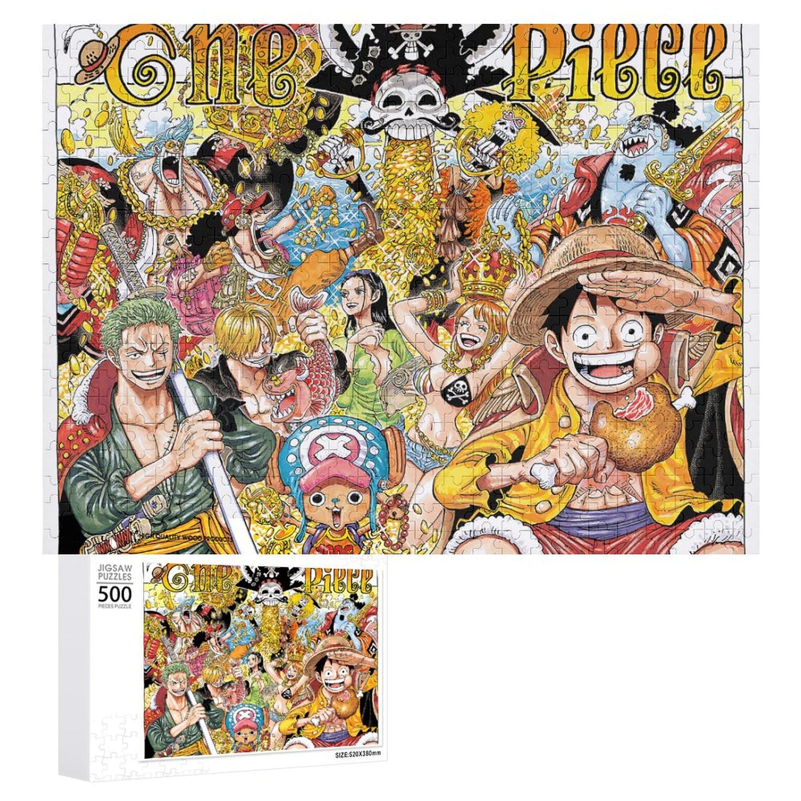 Amazon.co.jp: ワンピース/ONE PIECE 500/1000ピース 木製パズル 減圧