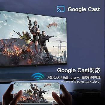 Amazon | FPD チューナーレス テレビ 40V型 FHD Google TV フレーム