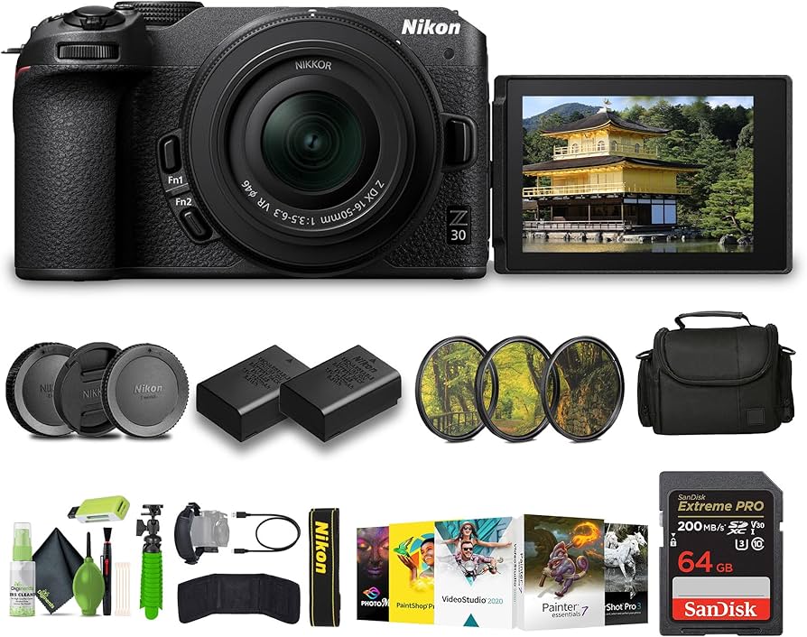 Amazon.com: Nikon Z30 Lightweight Mirrorless Camera with 16-50mm