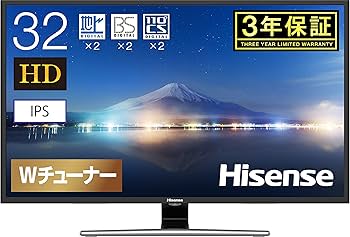 Amazon | ハイセンス 32V型 ハイビジョン液晶テレビ - IPSパネル/外
