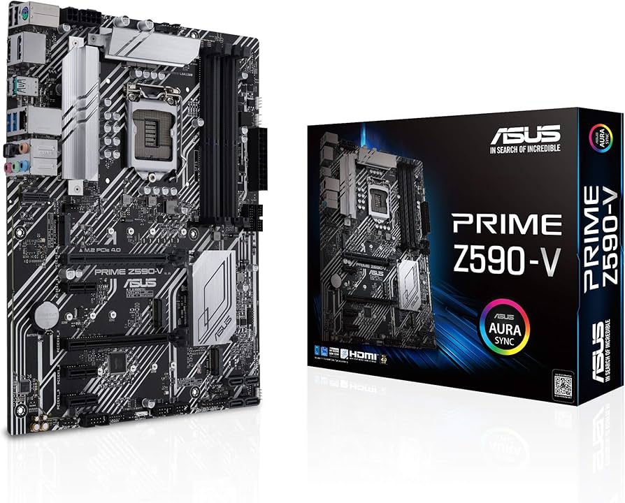 Amazon.com: ASUS Prime Z590-V LGA 1200 (Intel® 11th/10th Gen) ATX