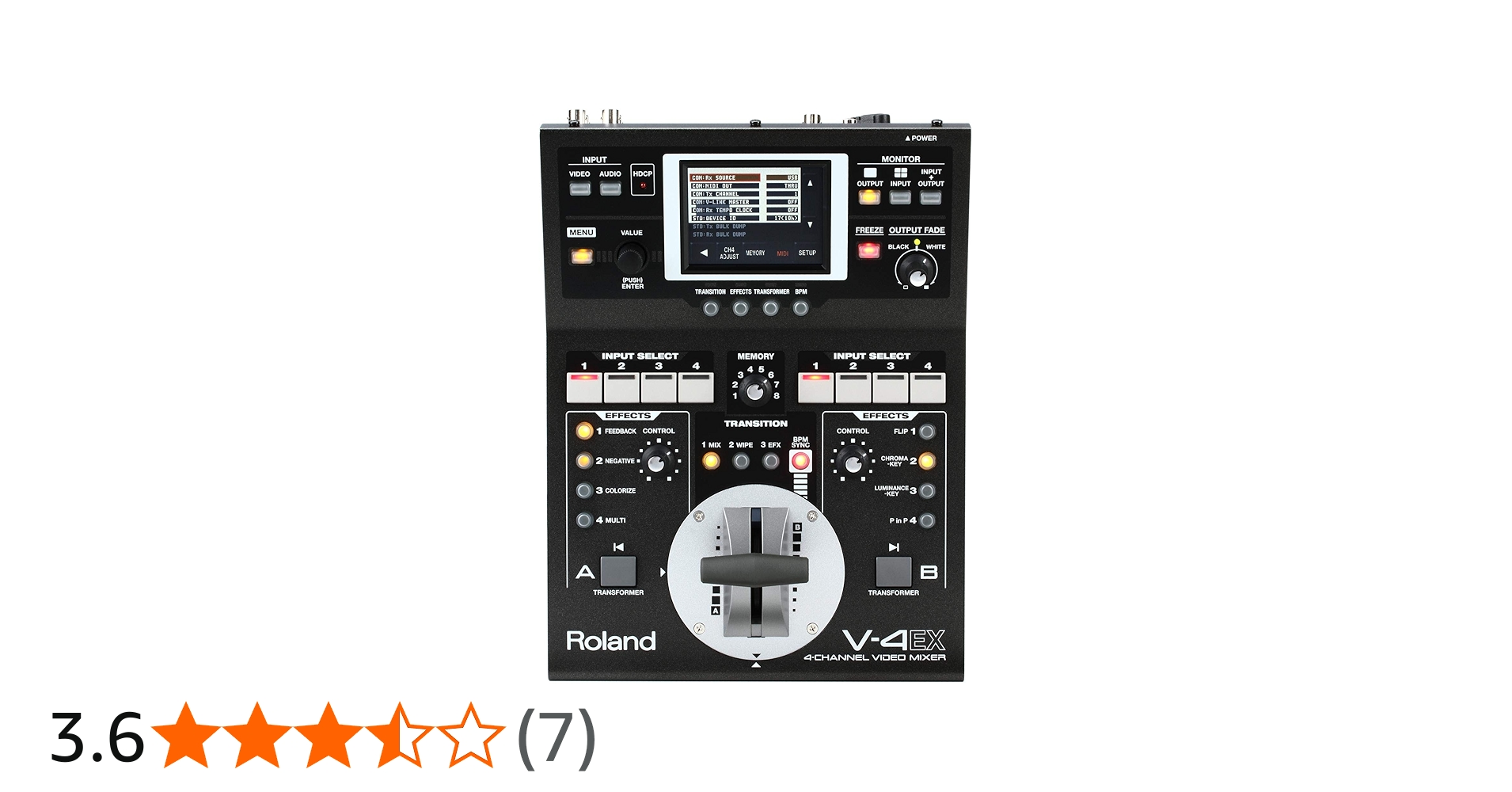 Amazon | Roland ローランド 4チャンネルビデオミキサー V-4EX | VJ